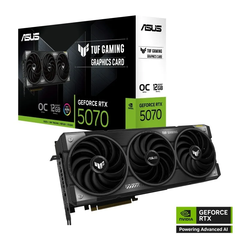 20250310140115_asus_geforce_rtx_5070_12gb_gddr7_tuf_gaming_oc_karta_grafikon Asus GeForce RTX 5070 12GB GDDR7 TUF Gaming OC Κάρτα Γραφικών 90YV0LZ0-M0NA00 - Image 1