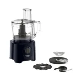 Moulinex Easy Force FP2428 Πολυμίξερ 800W με Κάδο 2.4lt και Κανάτα Μπλέντερ Μαύρο