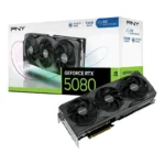 PNY GeForce RTX 5080 16GB GDDR7 Overclocked Triple Fan Κάρτα Γραφικών VCG508016TFXPB1-O