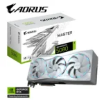 Gigabyte GeForce RTX 5080 16GB GDDR7 Master Ice Κάρτα Γραφικών GV-N5080AORUSM-ICE-16GD