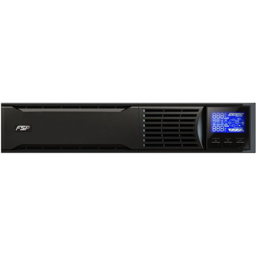 FSP/Fortron Champ Rack UPS On-Line 1000VA 900W με 3 Schuko Πρίζες - Image 1