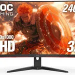 AOC C32G2ZE VA Curved Gaming Monitor 31.5" FHD 1920x1080 240Hz με Χρόνο Απόκρισης 4ms GTG