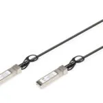 Digitus Καλώδιο Οπτικής Ίνας SFP+ 0.5m Μαύρο 1τμχ DN-81220