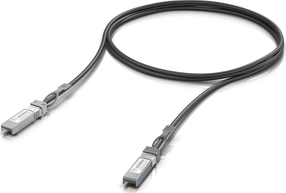 Ubiquiti Καλώδιο Οπτικής Ίνας SFP+ 1m Μαύρο 1τμχ UACC-DAC-SFP28-1M - Image 1
