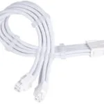 Silverstone 8-Pin EPS - 4 Pin EPS / 8-Pin EPS Cable 0.3m Λευκό SST-PP07E-EPS8W-V2