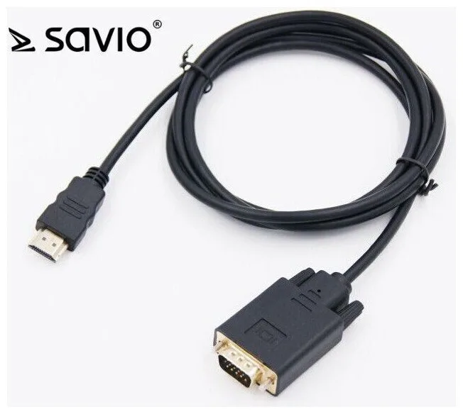 20250311110619_278ada90 Savio Μετατροπέας HDMI male σε VGA male 1τμχ CL-103 - Image 1