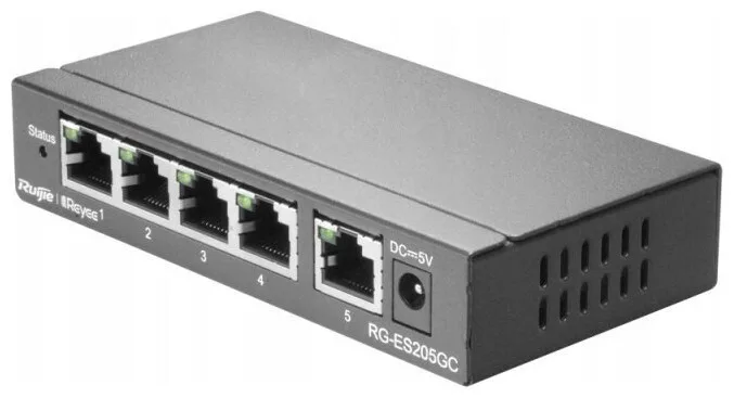 20250311113035_b7f52500 Ruijie RG-ES205GC v1 Unmanaged L2 Switch με 5 Θύρες Gigabit (1Gbps) Ethernet - Image 1
