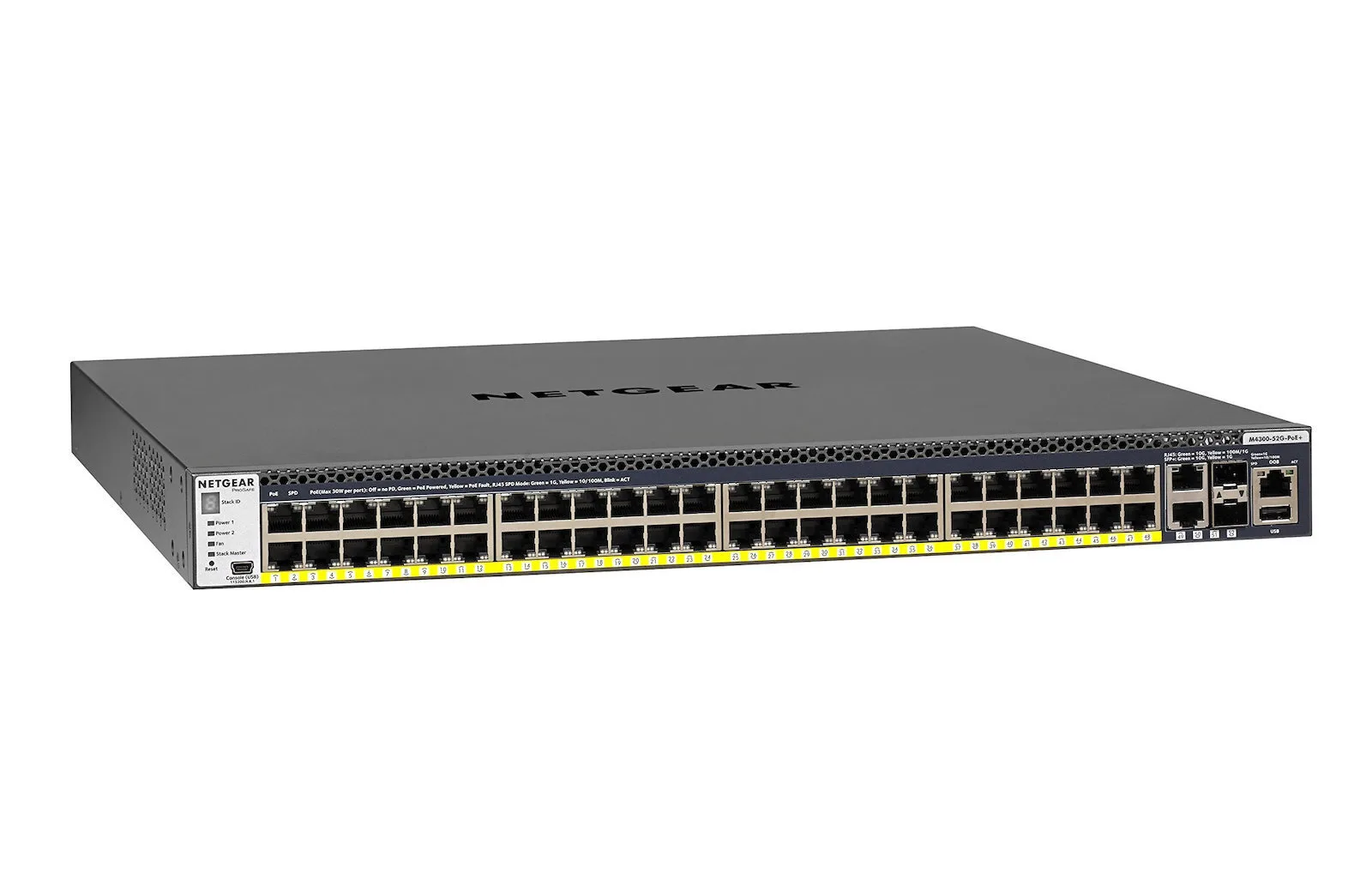 20250311113501_netgear_m4300_52g_poe_550w NetGear M4300-52G-POE+ 550W Managed L3 PoE+ Switch με 50 Θύρες Gigabit (1Gbps) Ethernet και 2 SFP Θύρες - Image 1