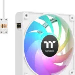 Thermaltake CT120 EX Case Fan με ARGB Φωτισμό και Σύνδεση 3-Pin / 4-Pin PWM 3τμχ Λευκό