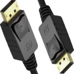 Unitek Cable DisplayPort male - DisplayPort male 2m Μαύρο (Y-C608BK)