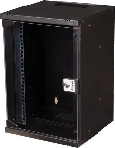 Ντουλάπα Equip Equip Wandgehäuse 10" 09u 300x300mm Γυάλινη Πόρτα Μαύρο - Image 1