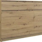 Μπουφές Ξύλινος με Συρτάρια Μπεζ 120x40x97cm