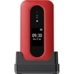Doro Leva L30 Single SIM Κινητό με Κουμπιά Red White