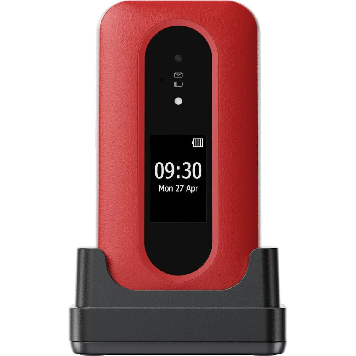 Doro Leva L30 Single SIM Κινητό με Κουμπιά Red White - Image 1