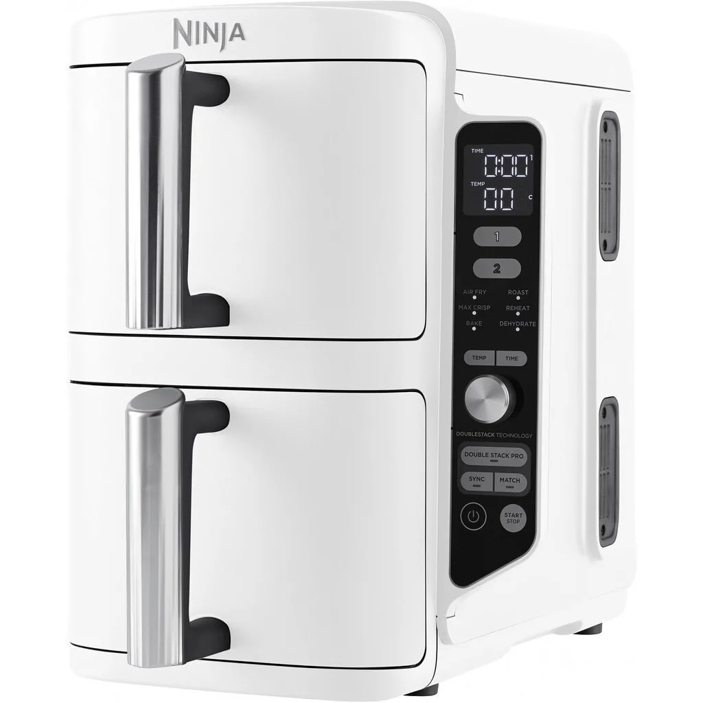 Ninja Double Stack XL Air Fryer με Διπλό Αποσπώμενο Κάδο 9.5lt Λευκό - Image 1