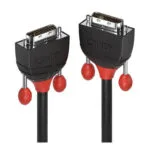 Lindy Cable DVI-D male - DVI-D male 2m Μαύρο (36252)