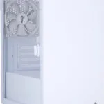 Aerocool CS111 Gaming Mini Tower Κουτί Υπολογιστή με Πλαϊνό Παράθυρο Λευκό