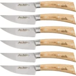 Laguiole Μαχαίρια Steak από Ανοξείδωτο Ατσάλι 10cm 6τμχ