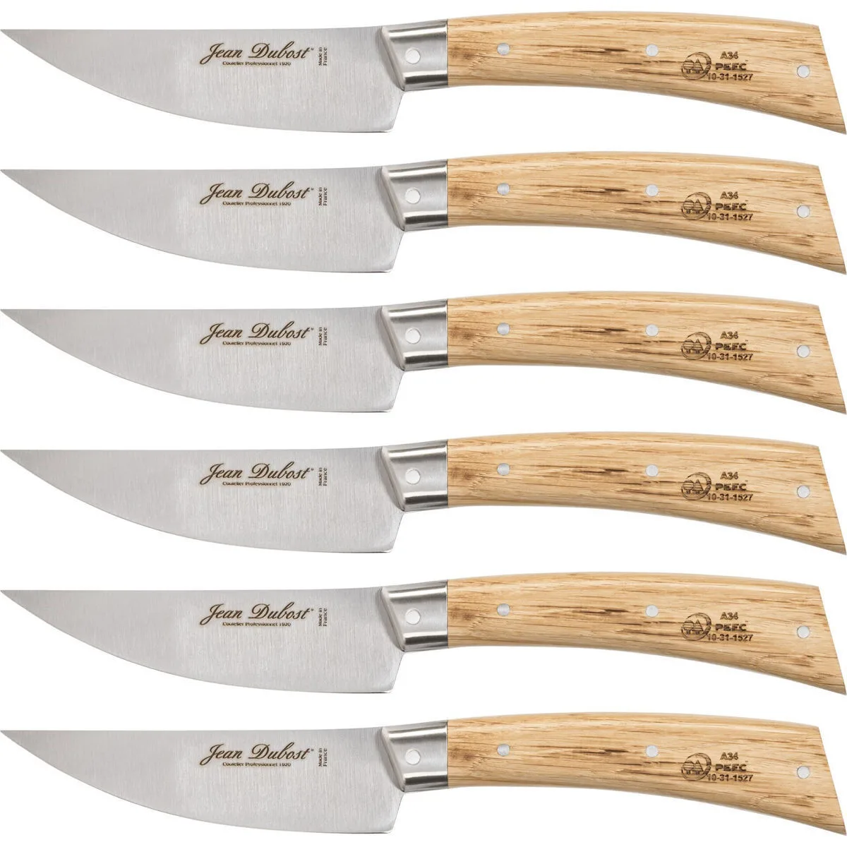 20250312122751_laguiole_machairia_steak_apo_anoxeidoto_atsali_6tmch_3219337900250 Laguiole Μαχαίρια Steak από Ανοξείδωτο Ατσάλι 10cm 6τμχ - Image 1