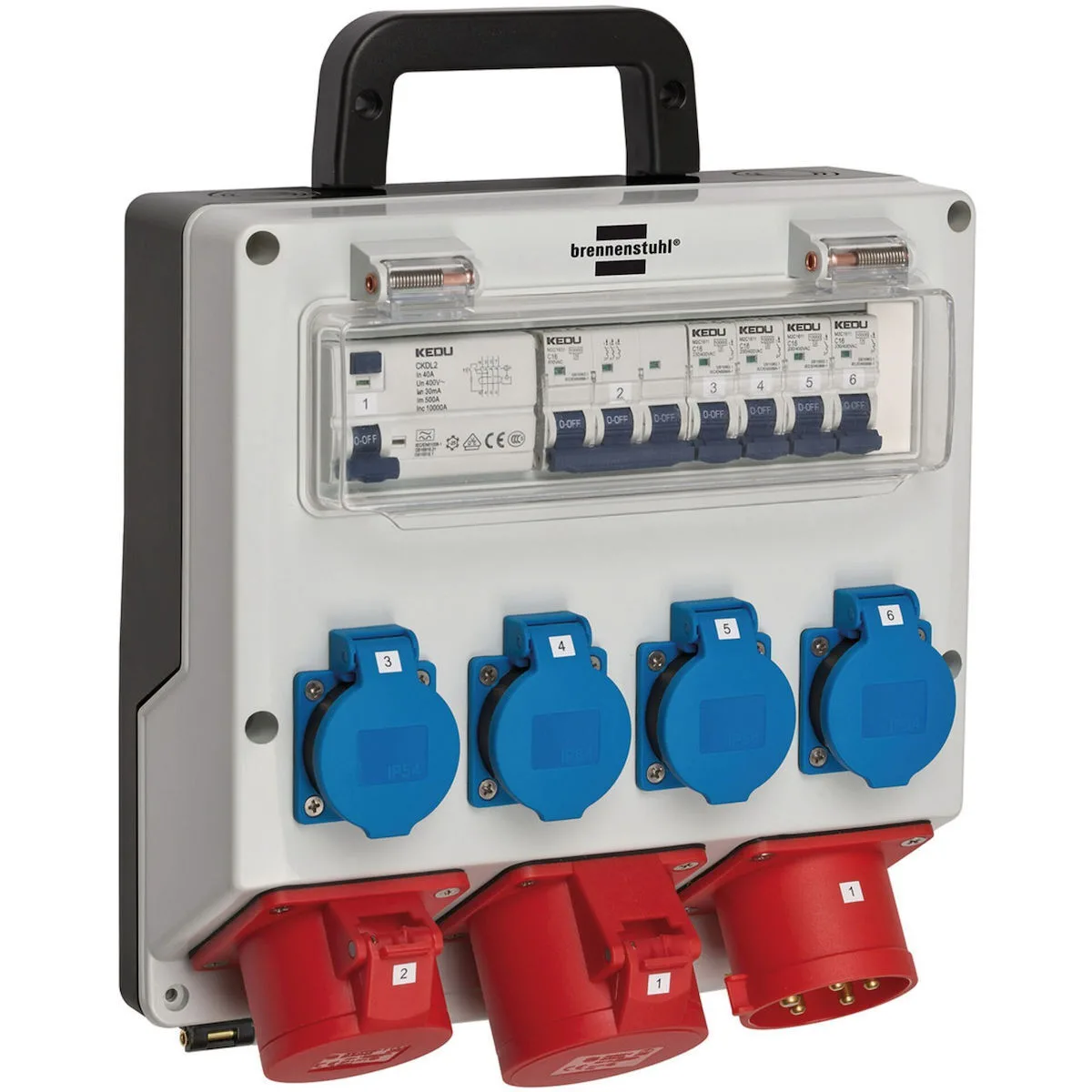 Brennenstuhl Power Distributor Πρίζα Βιομηχανικού Τύπου 1154890020 - Image 1