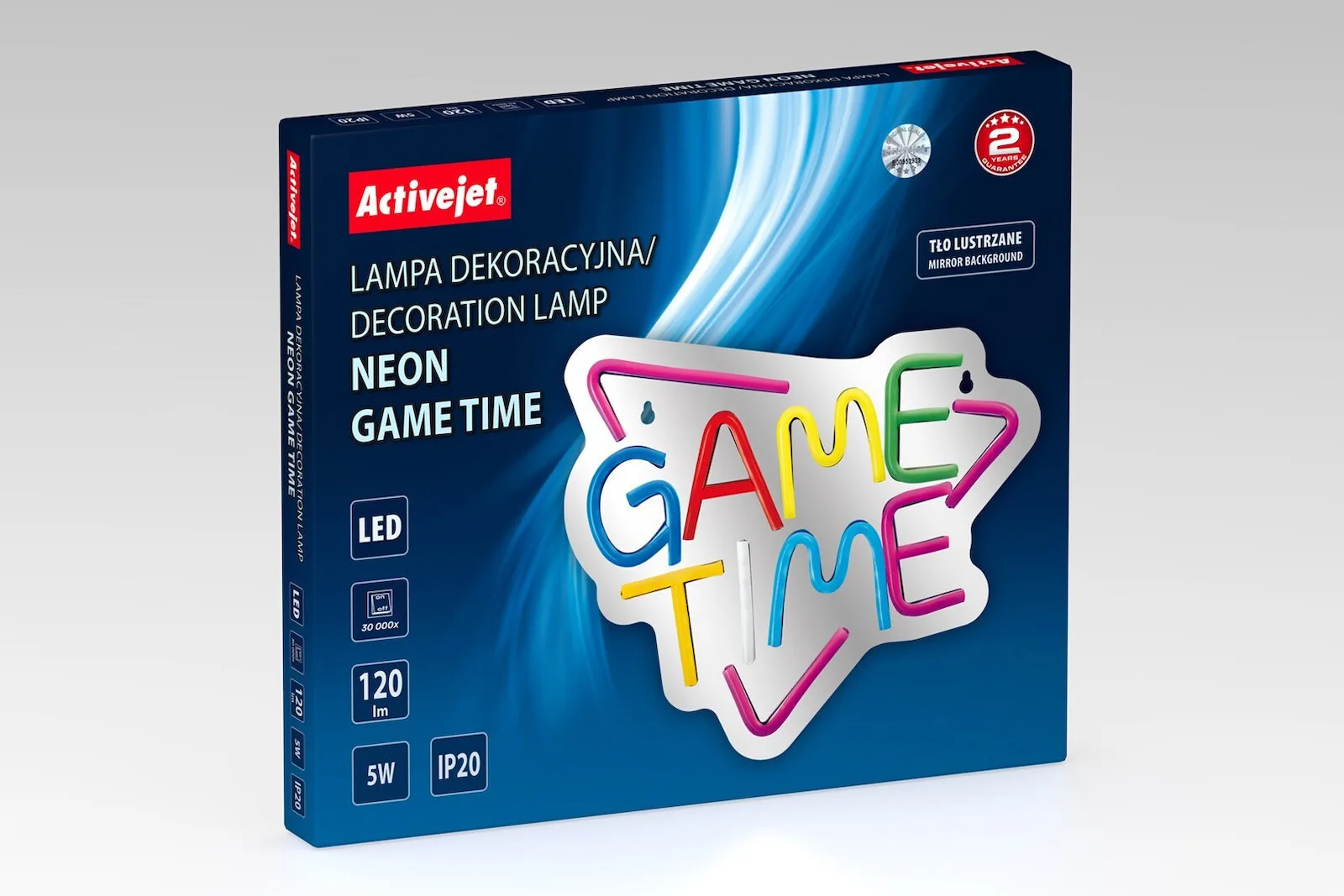 Active Jet Neon Διακοσμητικό Φωτιστικό LED 23.8εκ. AJE-NEON GAME TIME - Image 1