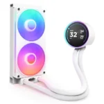 NZXT Kraken Elite 240 (v2) Υδρόψυξη Επεξεργαστή Διπλού Ανεμιστήρα 120mm για Socket AM4/AM5/1700/1200/115x με RGB Φωτισμό Λευκή