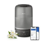Philips Led Συσκευή Αρωματοθεραπείας Γκρι 3000ml HU1510/03