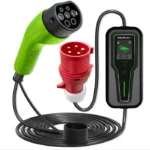 Qoltec Φορητός Τριφασικός Σταθμός Φόρτισης 11kW με Ενσωματωμένο Καλώδιο Type 2 (52467)
