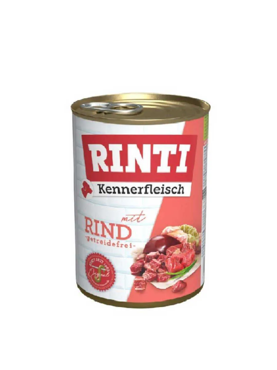 20250314164236_1a36865e Rinti Kennerfleisch Υγρή Τροφή Σκύλων σε Κονσέρβα με Μοσχάρι χωρίς Σιτηρά 400gr 91051 - Image 1