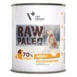VetExpert Raw Paleo Υγρή Τροφή Σκύλων σε Κονσέρβα με Γαλοπούλα χωρίς Σιτηρά & Γλουτένη 400gr FD-1611D2719
