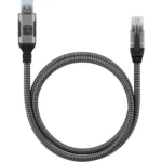 Techly Icoc U3a-rj45-010 Καλώδιο Usb 3.0 Male Ethernet Rj45 Male 1m