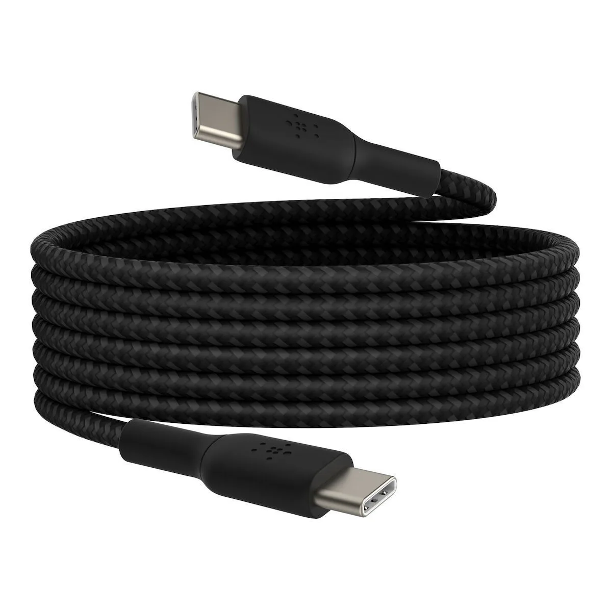 Belkin Boost Charge Braided USB 2.0 Cable USB-C male - USB-C 60W Μαύρο 2m CAB004bt2MBK - Image 1