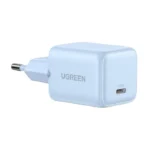 Ugreen Φορτιστής Χωρίς Καλώδιο GaN με Θύρα USB-C 20W Power Delivery Μπλε (X512)