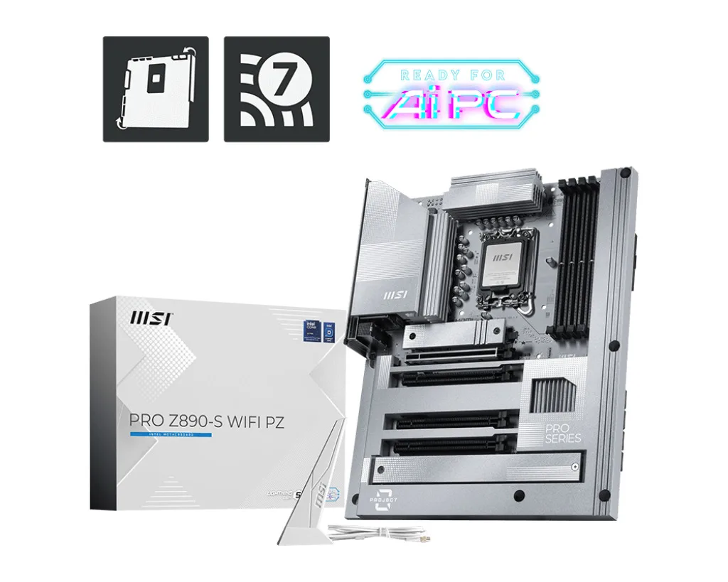 MSI PRO Z890-S WIFI PZ Motherboard ATX με Intel 1851 Socket 7E58-001R - Image 1