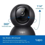TP-LINK TAPO C201 v1 IP Κάμερα Παρακολούθησης Wi-Fi Full HD 1080p με Αμφίδρομη Επικοινωνία και Φακό 4mm