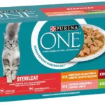 Purina One Υγρή Τροφή για Γάτες σε Κονσέρβα με Βοδινό, Κοτόπουλο, Σολομό και Γαλοπούλα 40x85gr
