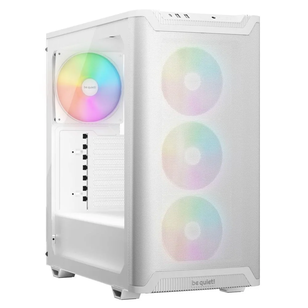 Be Quiet Pure Base 501 LX Gaming Midi Tower Κουτί Υπολογιστή με Πλαϊνό Παράθυρο και RGB Φωτισμό Λευκό - Image 1