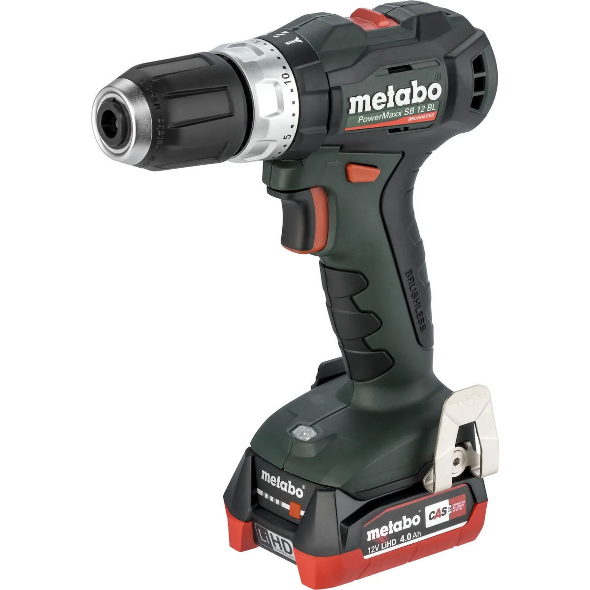 Metabo PowerMaxx SB 12 Κρουστικό Δραπανοκατσάβιδο Μπαταρίας 12V 2x4Ah 601046800 - Image 1