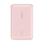 Belkin BoostCharge Power Bank 10000mAh 20W με Θύρα USB-C Ροζ