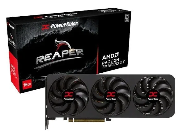 PowerColor Radeon RX 9070 XT 16GB GDDR6 Reaper Κάρτα Γραφικών - Image 1