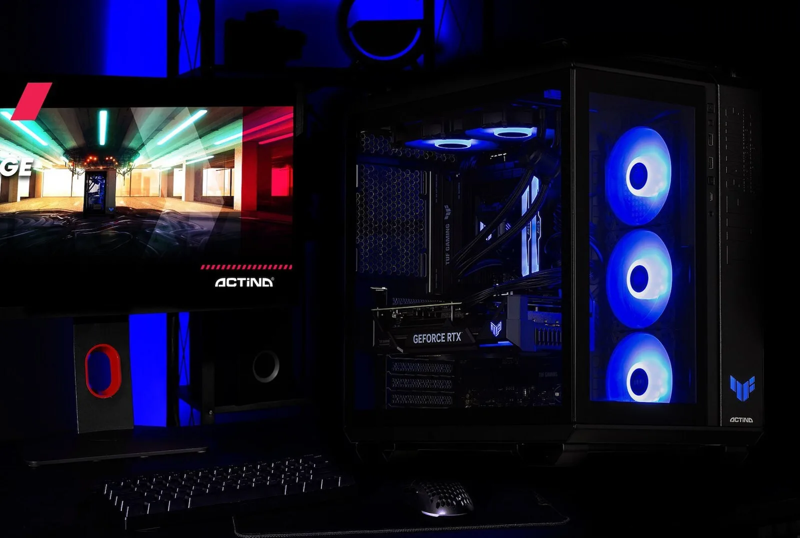 20250319113956_bf44d4f7 Actina 5901443411840 Gaming Desktop PC (Ryzen 7-7800X3D/32GB DDR5/2TB SSD/GeForce RTX 5090/No OS) - Image 1