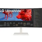 LG 38BR85QC-W Ultrawide IPS Curved Monitor 38" QHD 3840x1600 με Χρόνο Απόκρισης 1ms GTG