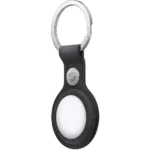 Apple Finewoven Key Ring Θήκη Δερμάτινη για AirTag σε Μαύρο χρώμα