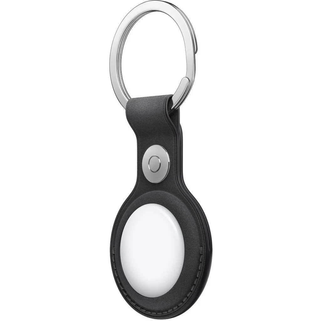 20250319140406_7ff697df Apple Finewoven Key Ring Θήκη Δερμάτινη για AirTag σε Μαύρο χρώμα - Image 1