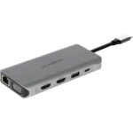 Plusonic USB-C Docking Station με HDMI 4K PD Ethernet Γκρι (PSUC0216)