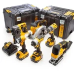 Dewalt DCK690P3T Σετ Δισκοπρίονο, Δραπανοκατσάβιδο, Παλμικό Κατσαβίδι, Πιστολέτο, Σέγα & Φακός Brushless 18V με 3 Μπαταρίες 5Ah και Θήκη