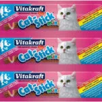 Vitakraft Cat Mini Λιχουδιές σε Stick με Σολομό Σνακ με Σολομό & Πέστροφα 3τμχ για Ενήλικες Γάτες 1τμχ 18gr 340412