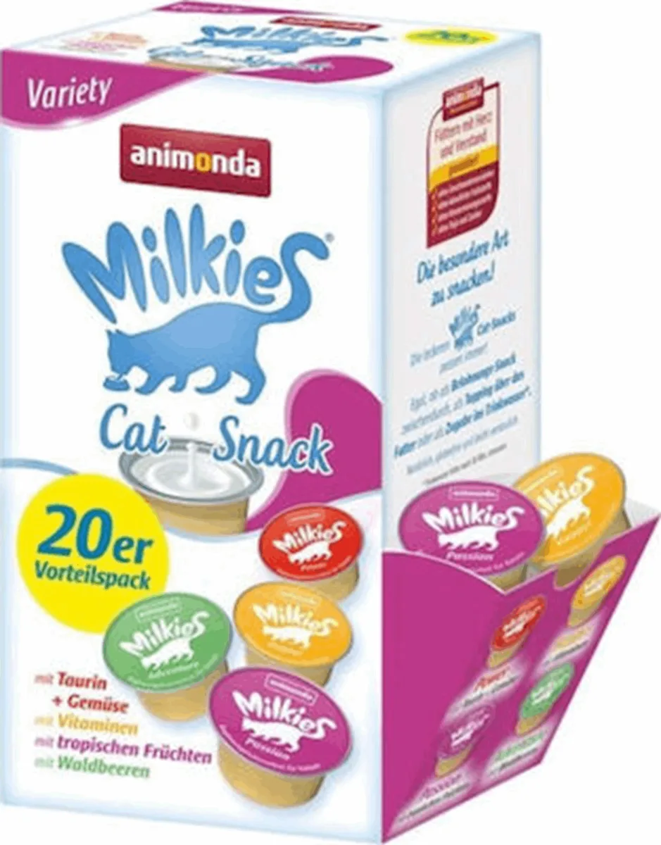 20250320165010_dd56570c Animonda Milkies Variety Box Λιχουδιές Σνακ 20τμχ x για Ενήλικες Γάτες 1τμχ 15gr - Image 1