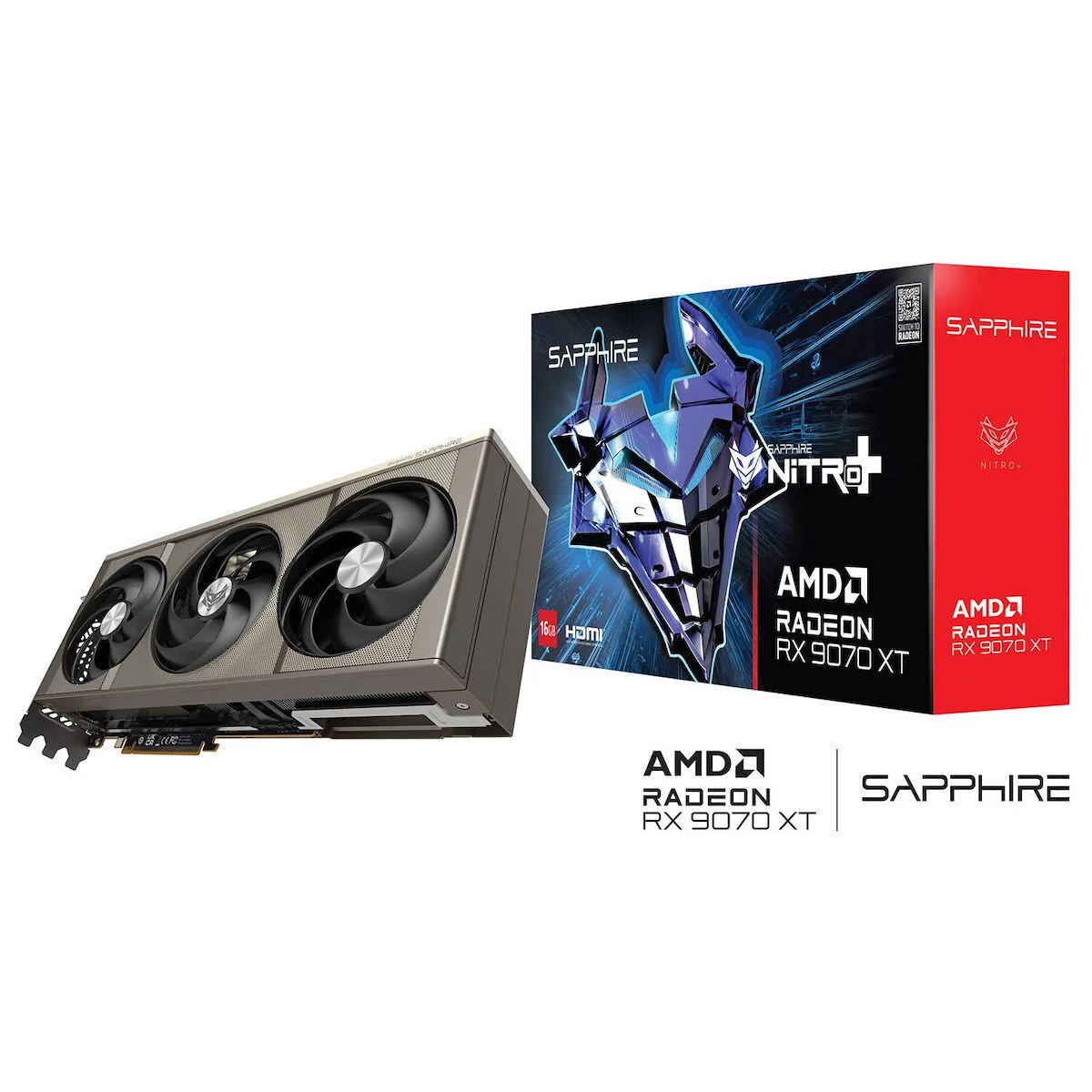 Sapphire Radeon RX 9070 XT 16GB GDDR6 NITRO+ Κάρτα Γραφικών 11348-01-20G - Image 1