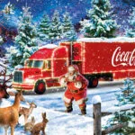Coca Cola: Χριστουγεννιάτικο Φορτηγό Puzzle 2D 1000pcs